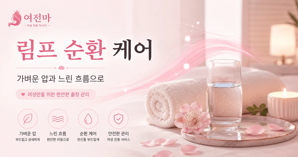 여전마 림프 순환 케어 안내 이미지